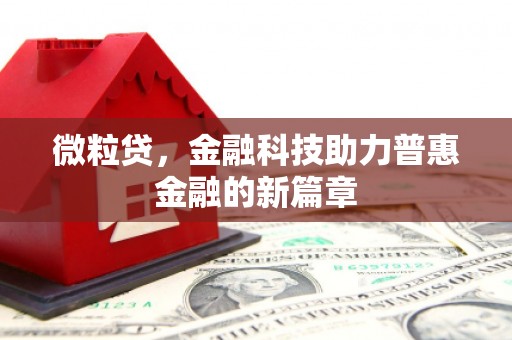 镜湖微粒贷，金融科技助力普惠金融的新篇章