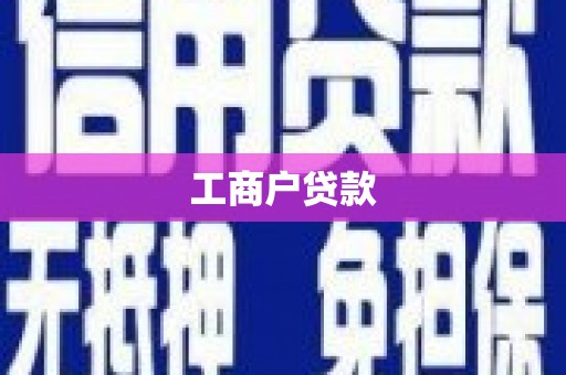 镜湖工商户贷款