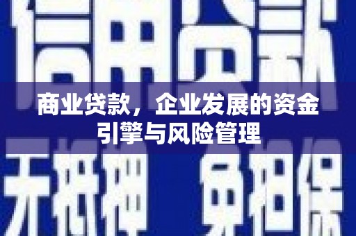 镜湖商业贷款，企业发展的资金引擎与风险管理