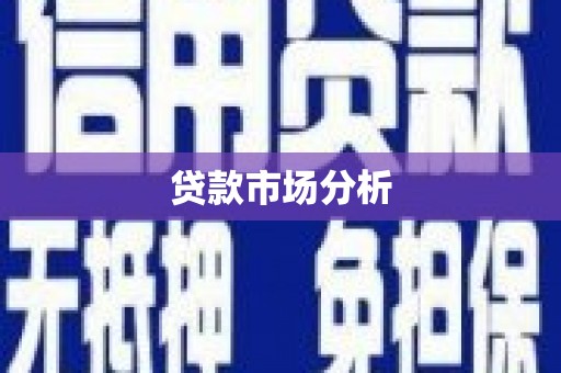 镜湖贷款市场分析