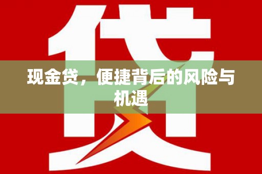 镜湖现金贷，便捷背后的风险与机遇