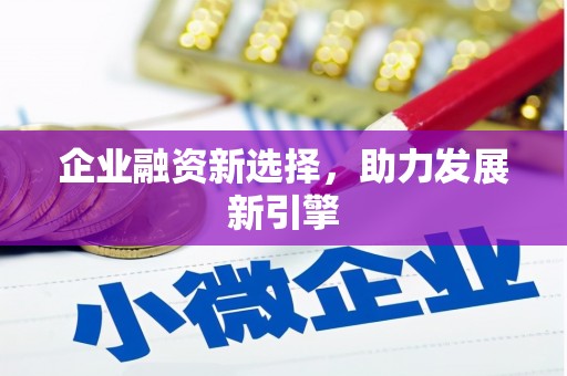 镜湖企业融资新选择，助力发展新引擎