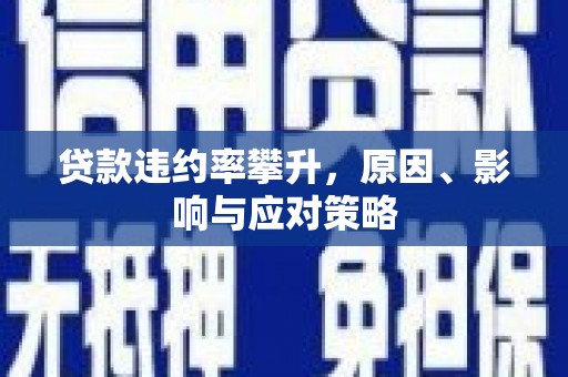 镜湖贷款违约率攀升，原因、影响与应对策略