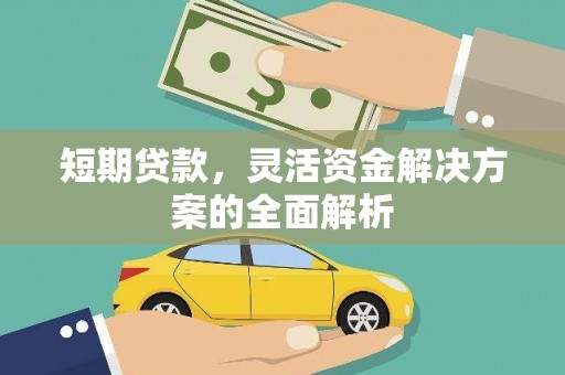 镜湖短期贷款，灵活资金解决方案的全面解析