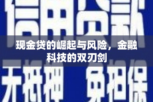 镜湖现金贷的崛起与风险，金融科技的双刃剑