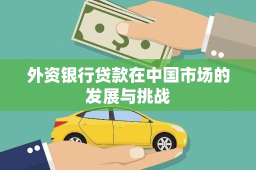 镜湖外资银行贷款在中国市场的发展与挑战