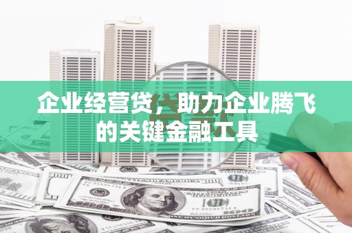 镜湖企业经营贷，助力企业腾飞的关键金融工具