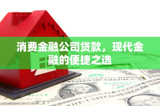 镜湖消费金融公司贷款，现代金融的便捷之选