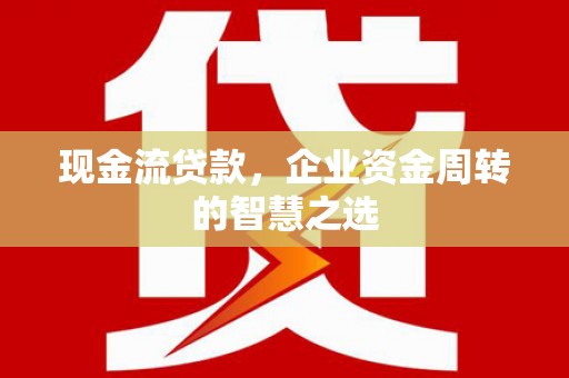 镜湖现金流贷款，企业资金周转的智慧之选