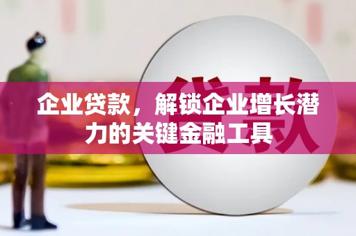 镜湖企业贷款，解锁企业增长潜力的关键金融工具