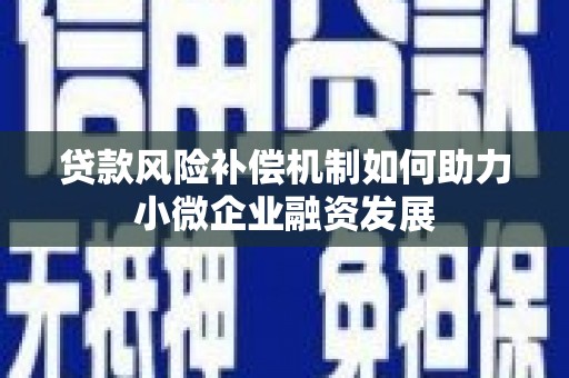 镜湖贷款风险补偿机制如何助力小微企业融资发展