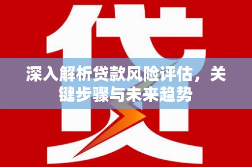 镜湖深入解析贷款风险评估，关键步骤与未来趋势
