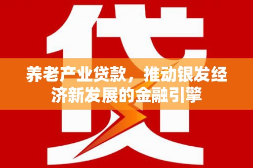 镜湖养老产业贷款，推动银发经济新发展的金融引擎