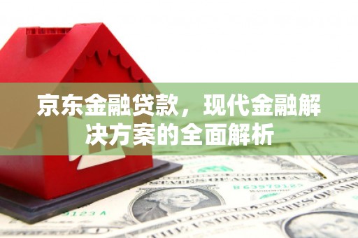 镜湖京东金融贷款，现代金融解决方案的全面解析
