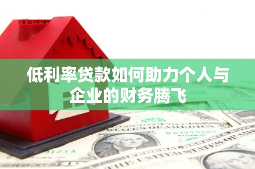 镜湖低利率贷款如何助力个人与企业的财务腾飞