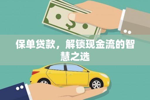 镜湖保单贷款，解锁现金流的智慧之选