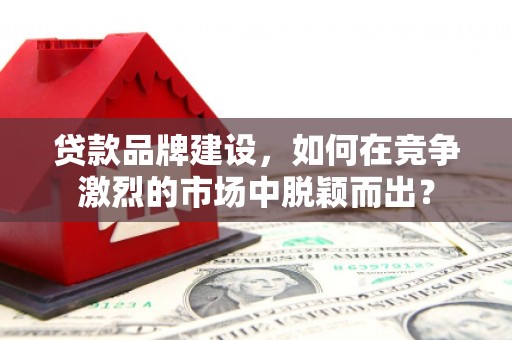 镜湖贷款品牌建设，如何在竞争激烈的市场中脱颖而出？