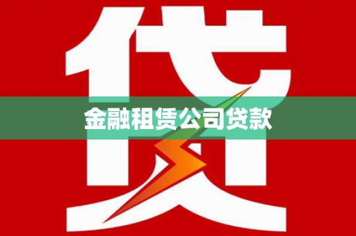 镜湖金融租赁公司贷款