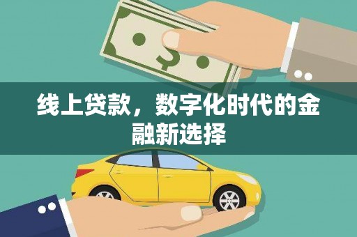 镜湖线上贷款，数字化时代的金融新选择