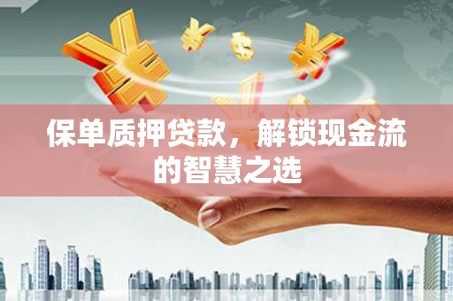 镜湖保单质押贷款，解锁现金流的智慧之选