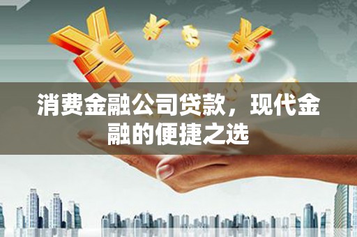 镜湖消费金融公司贷款，现代金融的便捷之选