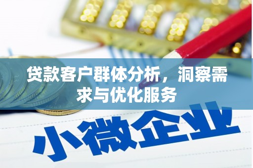 镜湖贷款客户群体分析，洞察需求与优化服务